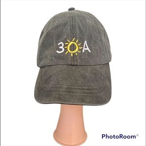 30 A 30A Destin Seaside Gray Baseball Cap Hat